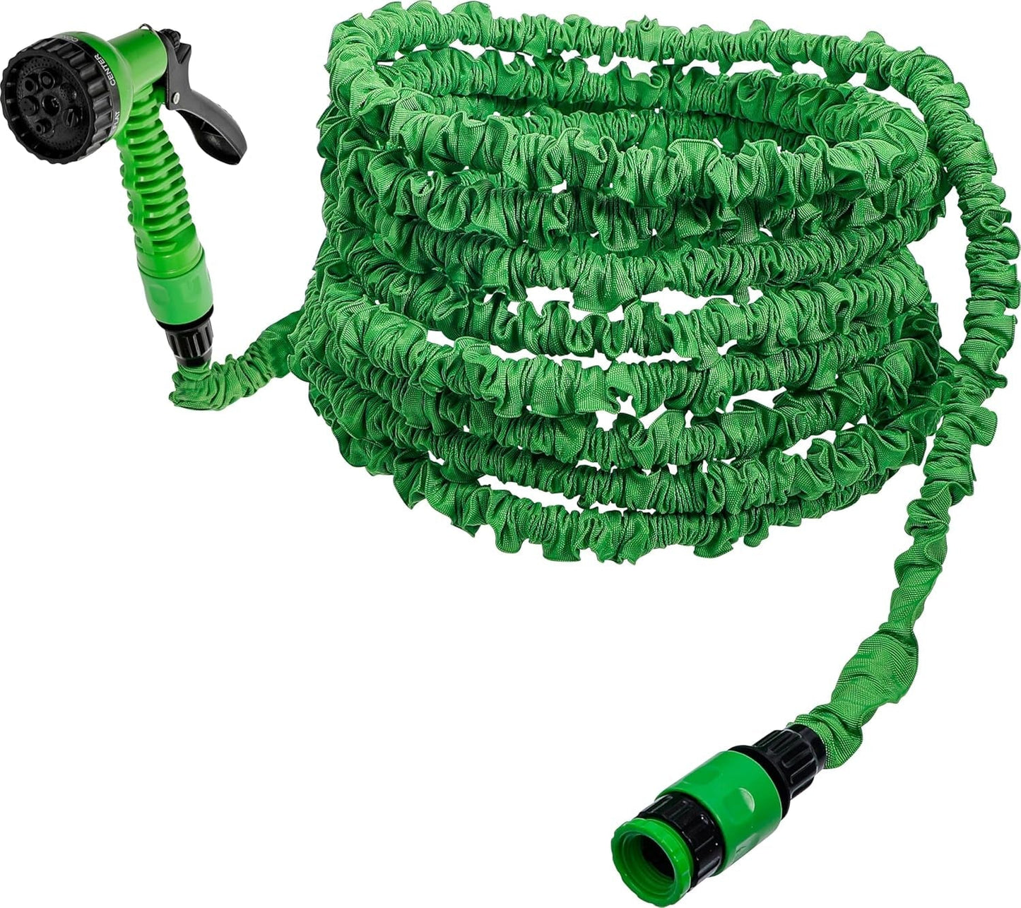 BGS doe-het-zelf 70903 | Waterslang | Textiel | Flexibel | met tuindouche met 7 functies | 3-10 meter