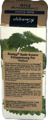 Kneipp Bade, badolie met natuurlijke essentiële olie van Indiase melissa en citroenmelisse-extract, 100 ml Naty Shop