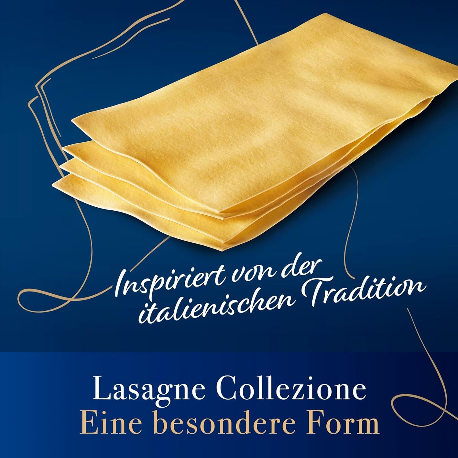 Barilla Collezione Lasagne Pasta van durumtarwe, altijd al dente, 500g