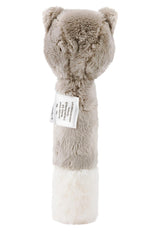 Sterntaler baby pieper kat Lilly - Zacht fleece babyspeelgoed - Grijpspeelgoed voor baby's - Eerste pogingen om te grijpen en te spelen, grijs Bebe Toys Naty Shop