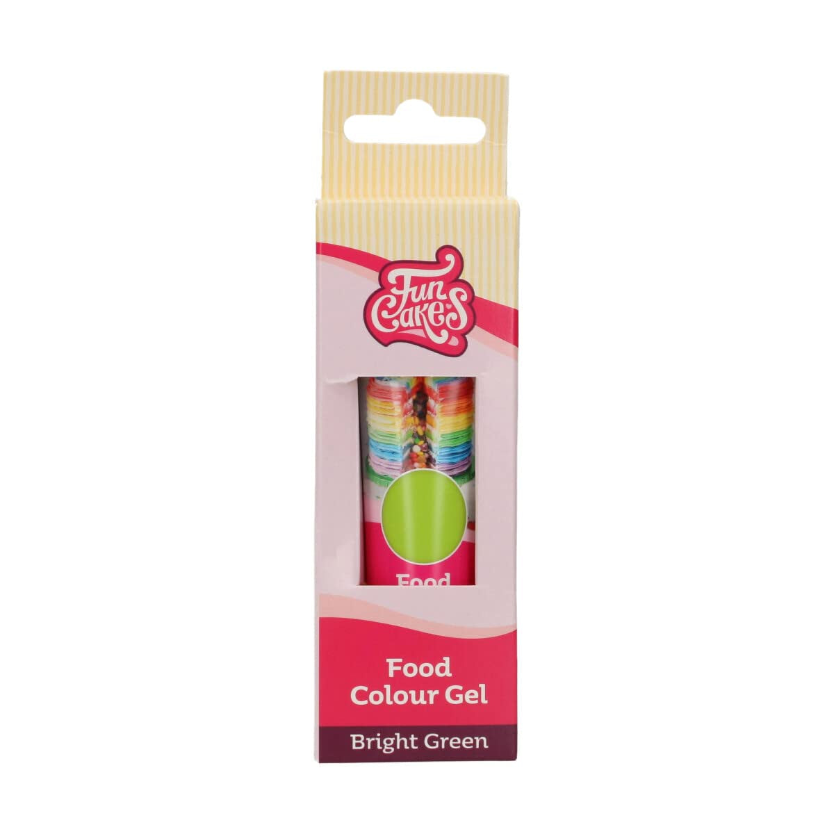 Funcakes Heldergroene kleurstof, hooggeconcentreerde kleurstofgel voor deeg, room, fondant en marsepein. Gemakkelijk doseren. Eén druppel om levendige kleuren te creëren. Halal. 30 gram