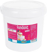 DECOCINO witte fondant - voordeelverpakking van 7 kilogram - ideaal voor het decoreren van taarten, taarten, cake pops - vegan en lactosevrij Naty Shop Suikerpasta 7 Kg