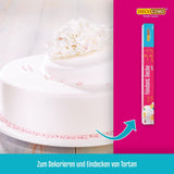 DECOCINO witte rolfondantdeken - 300g - kant-en-klare fondantdeken voor het bekleden en decoreren van taarten en cupcakes - glutenvrij en veganistisch (pak van 2) Naty Shop Suikerpasta