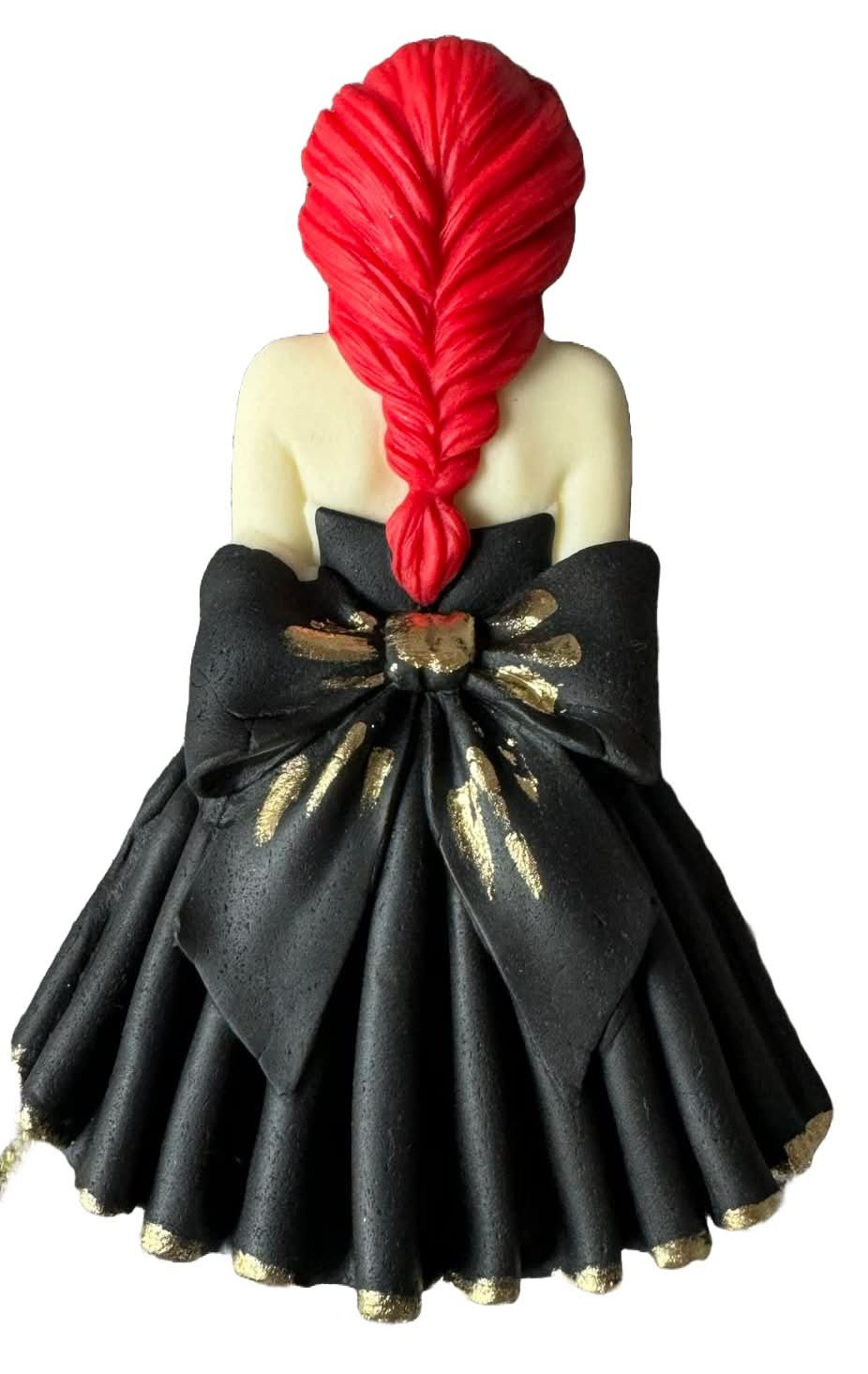 Eetbare suikerdecoratie, Beautiful Lady Sugar Paste Decorations Nati Shop