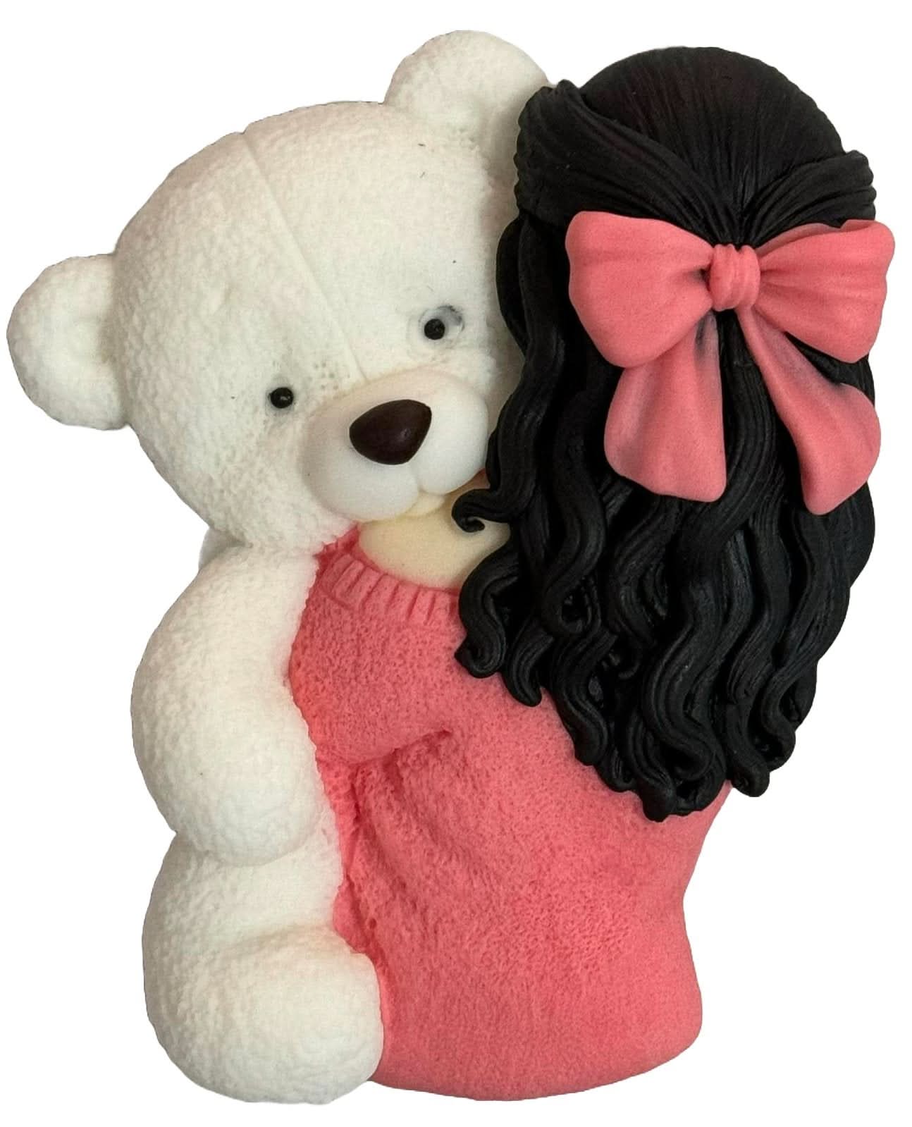 Eetbare suikerdecoratie, Beautiful Lady Sugar Paste Decorations Nati Shop