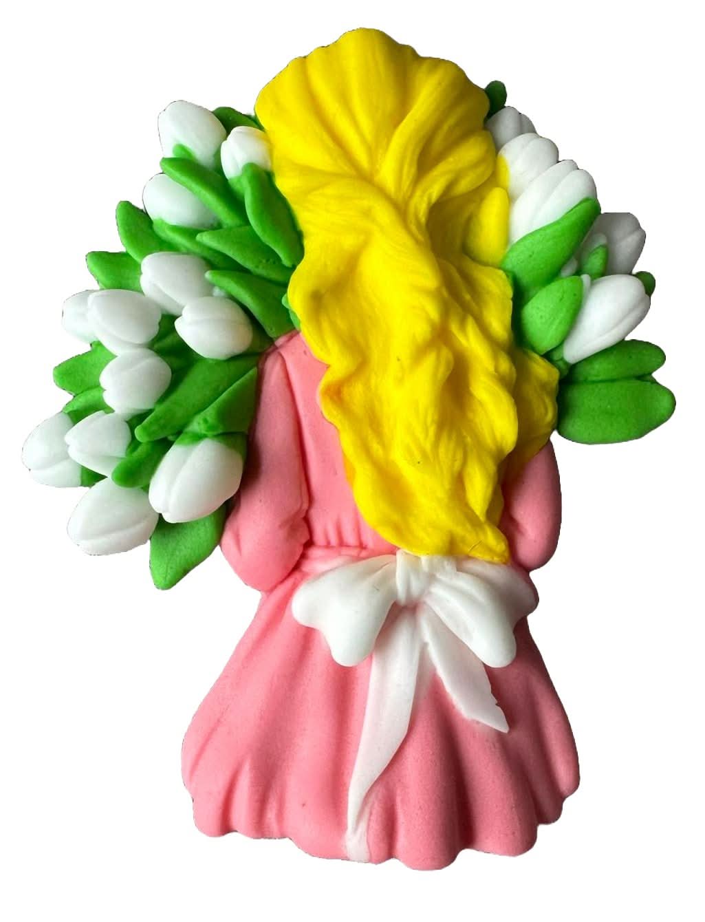 Eetbare suikerdecoratie, Beautiful Lady Sugar Paste Decorations Nati Shop