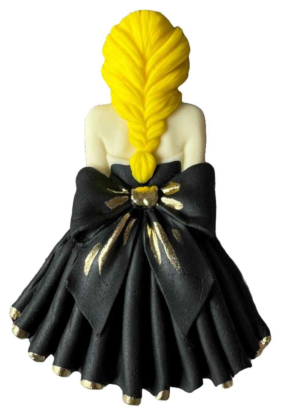 Eetbare suikerdecoratie, Beautiful Lady Sugar Paste Decorations Nati Shop