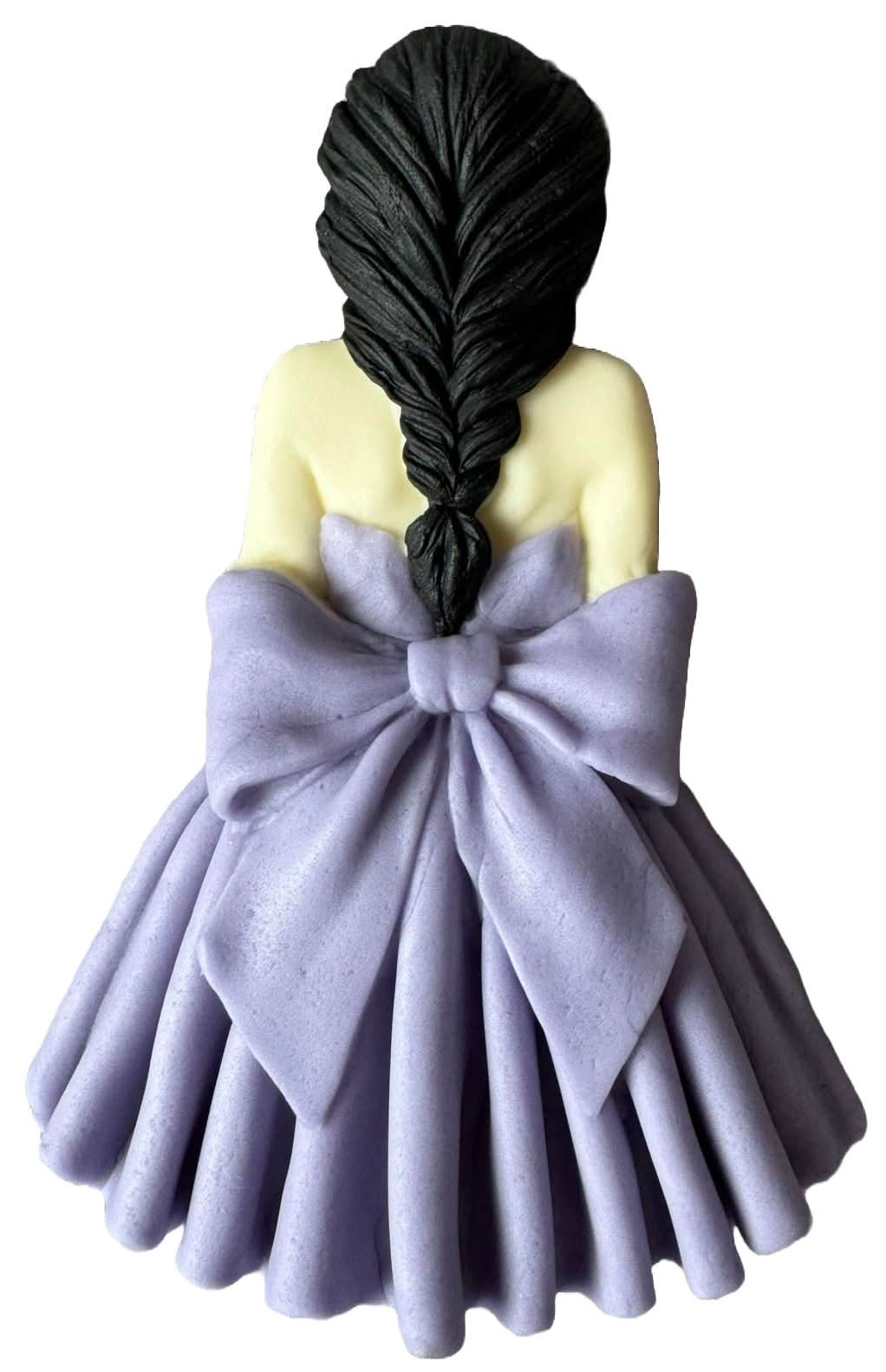 Eetbare suikerdecoratie, Beautiful Lady Sugar Paste Decorations Nati Shop