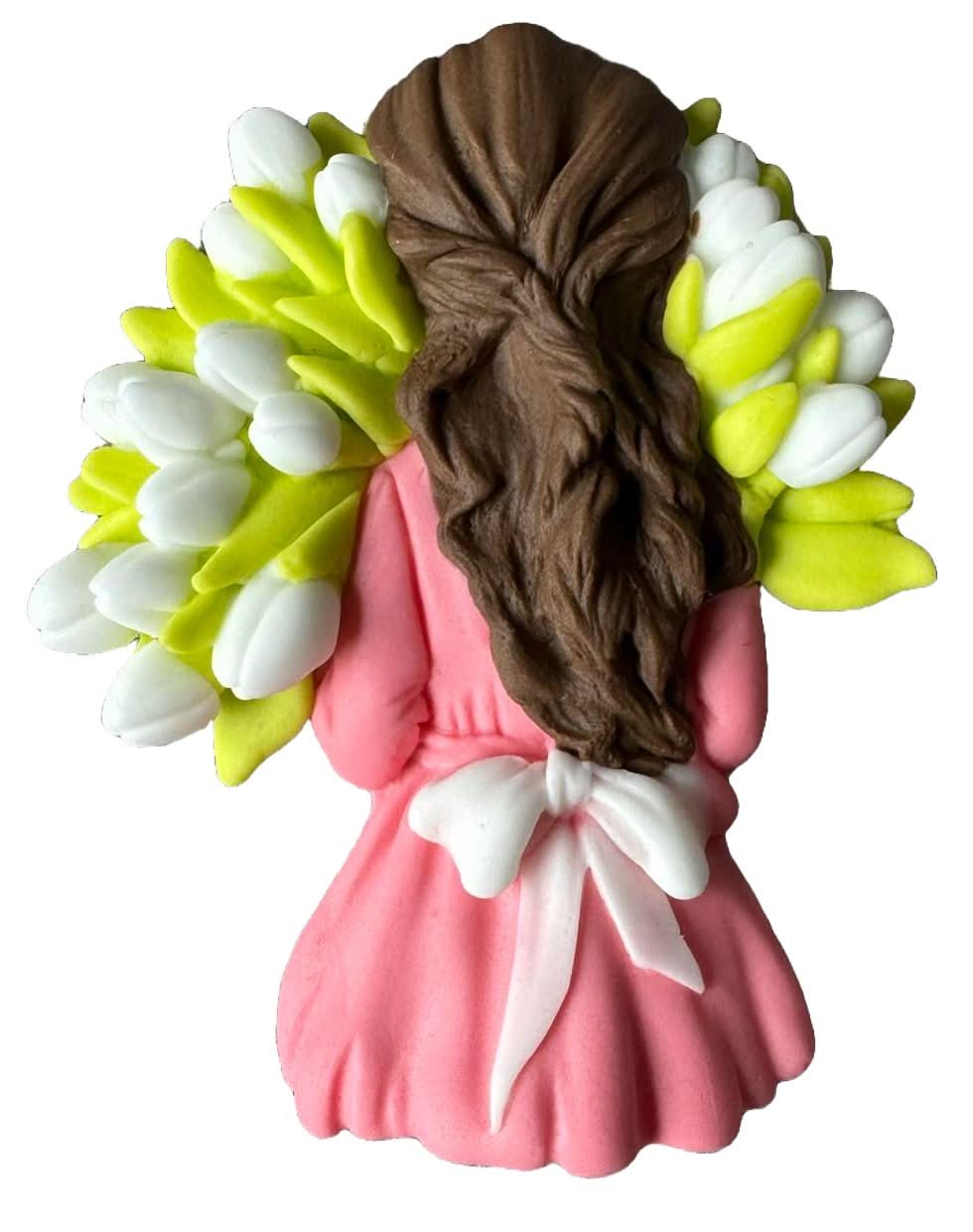 Eetbare suikerdecoratie, Beautiful Lady Sugar Paste Decorations Nati Shop