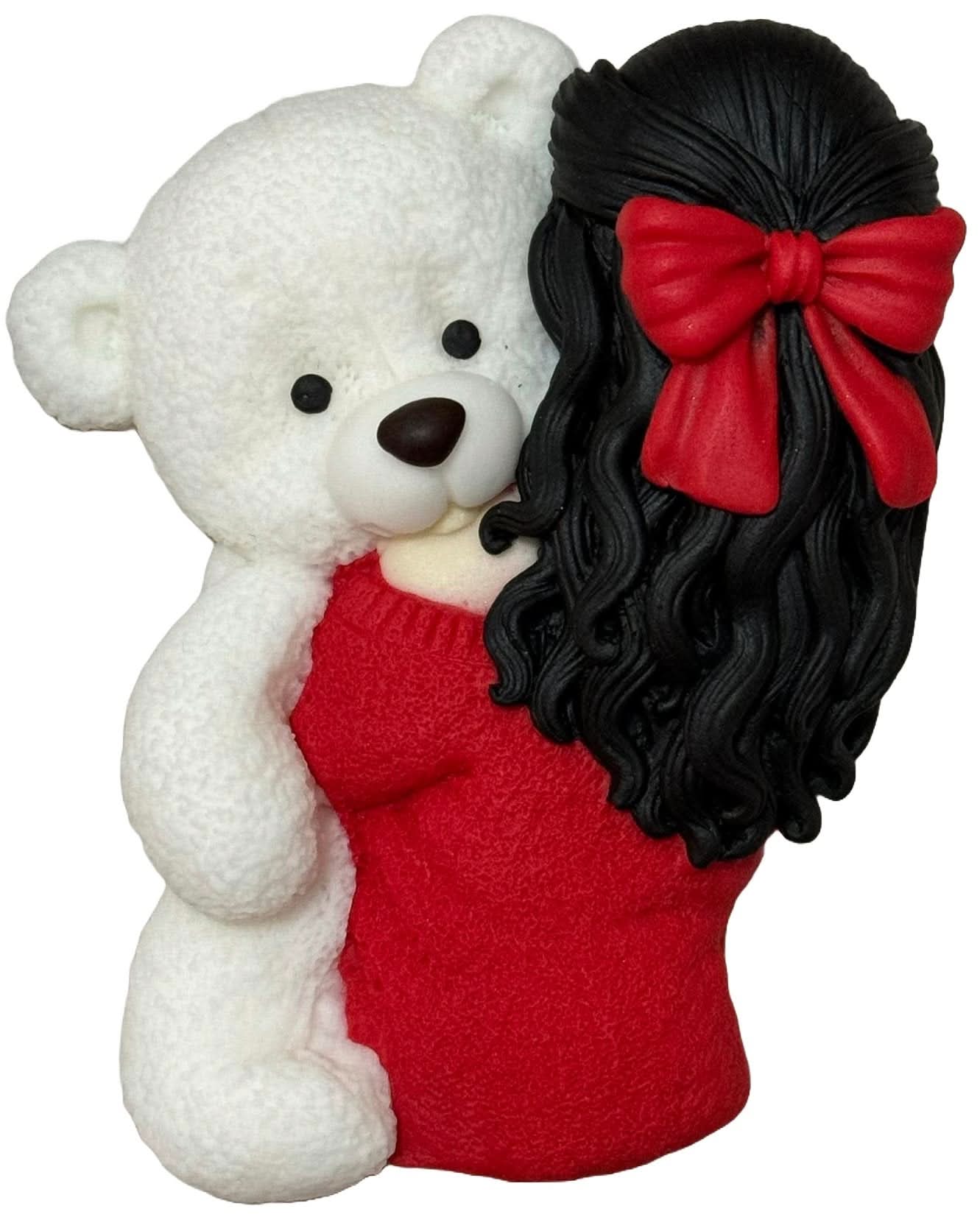 Eetbare suikerdecoratie, Beautiful Lady Sugar Paste Decorations Nati Shop