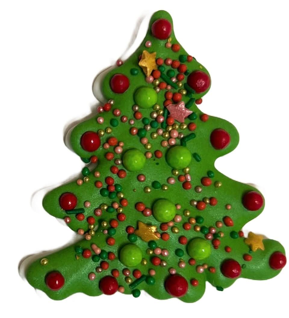 Eetbare suikerdecoratie, kerstboom Nati Shop