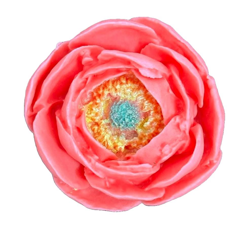 Eetbare suikerdecoratie, Roze Pioen Suikerpasta Decoraties Nati Shop
