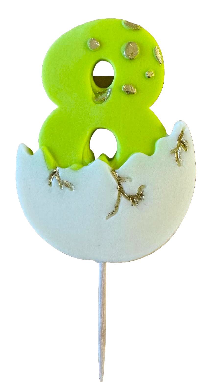 Eetbare suikerdecoratie, Nummer 8 Suikerpastadecoraties Nati Shop