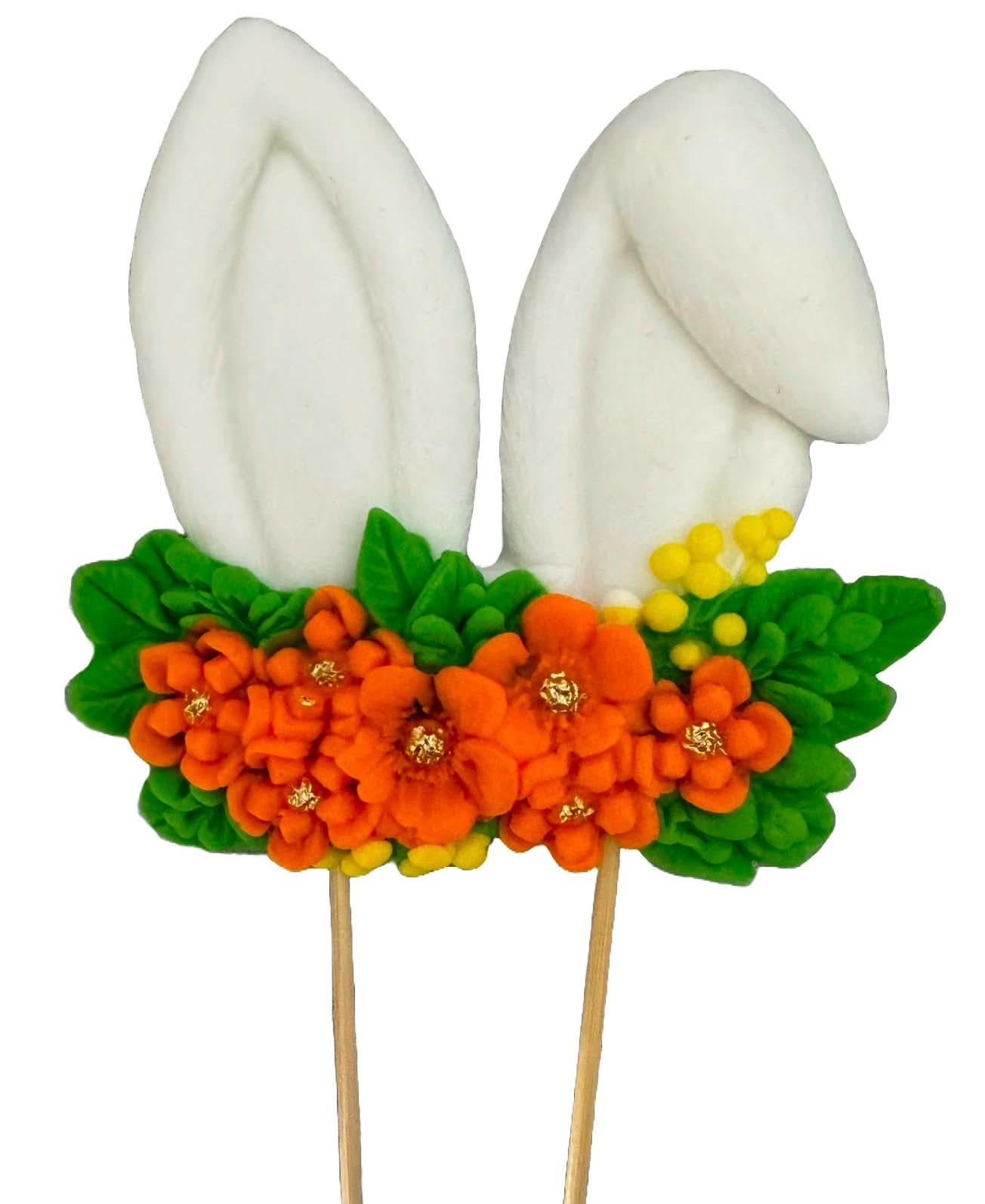 Eetbare suikerdecoratie, Bunny Decorations van Sugar Paste Nati Shop