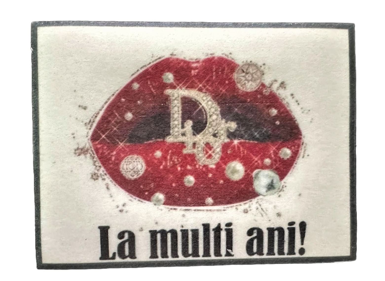 Eetbare suikerdecoratie, "Gefeliciteerd met je verjaardag!" Nati-winkel