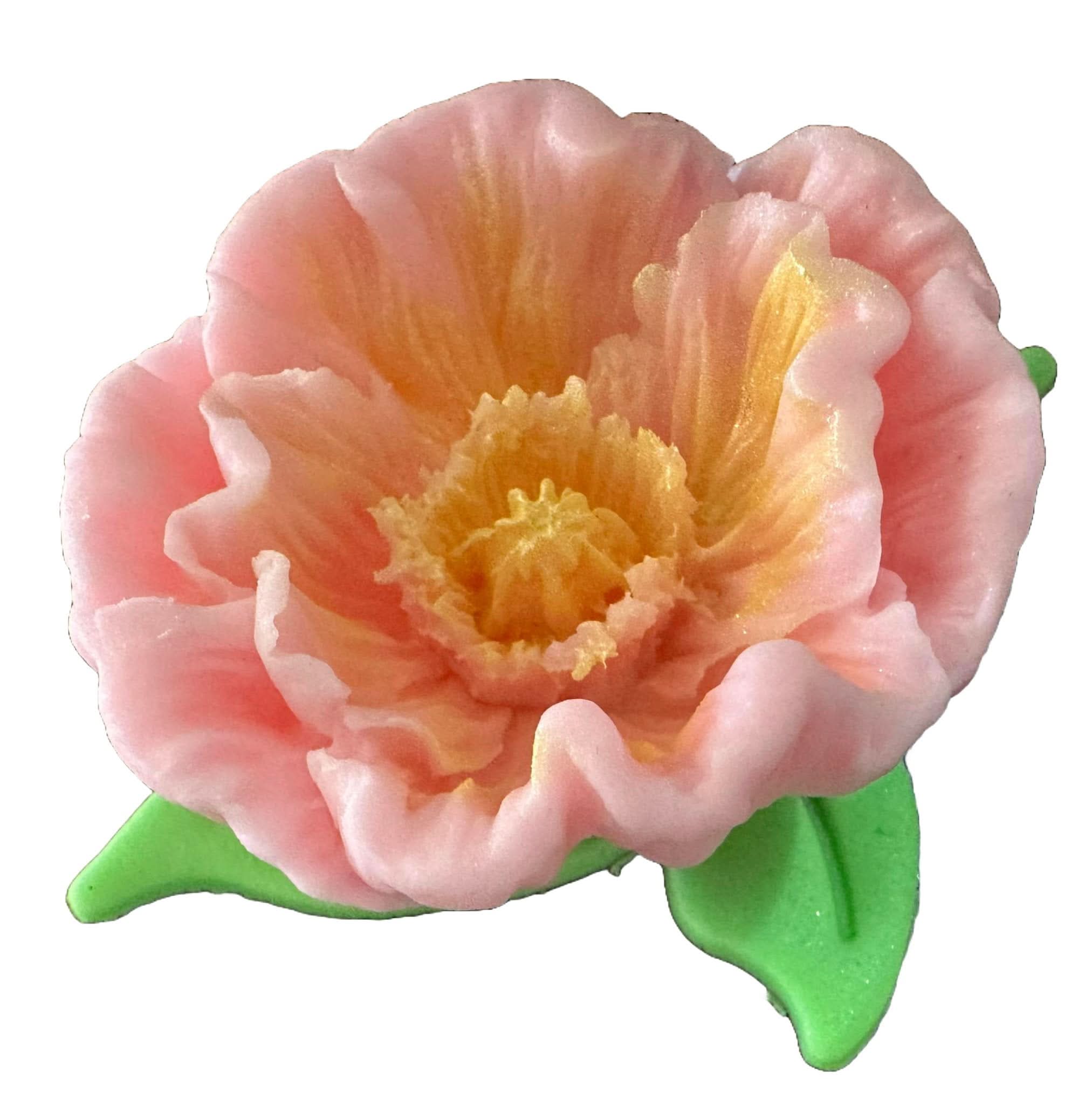 Eetbare suikerdecoratie, Roze tulpdecoraties van Sugar Paste Nati Shop