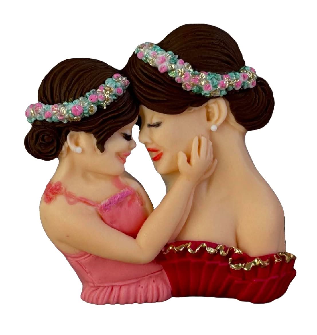 Eetbare suikerdecoratie, Moeder en dochterdecoraties van Sugar Paste Nati Shop