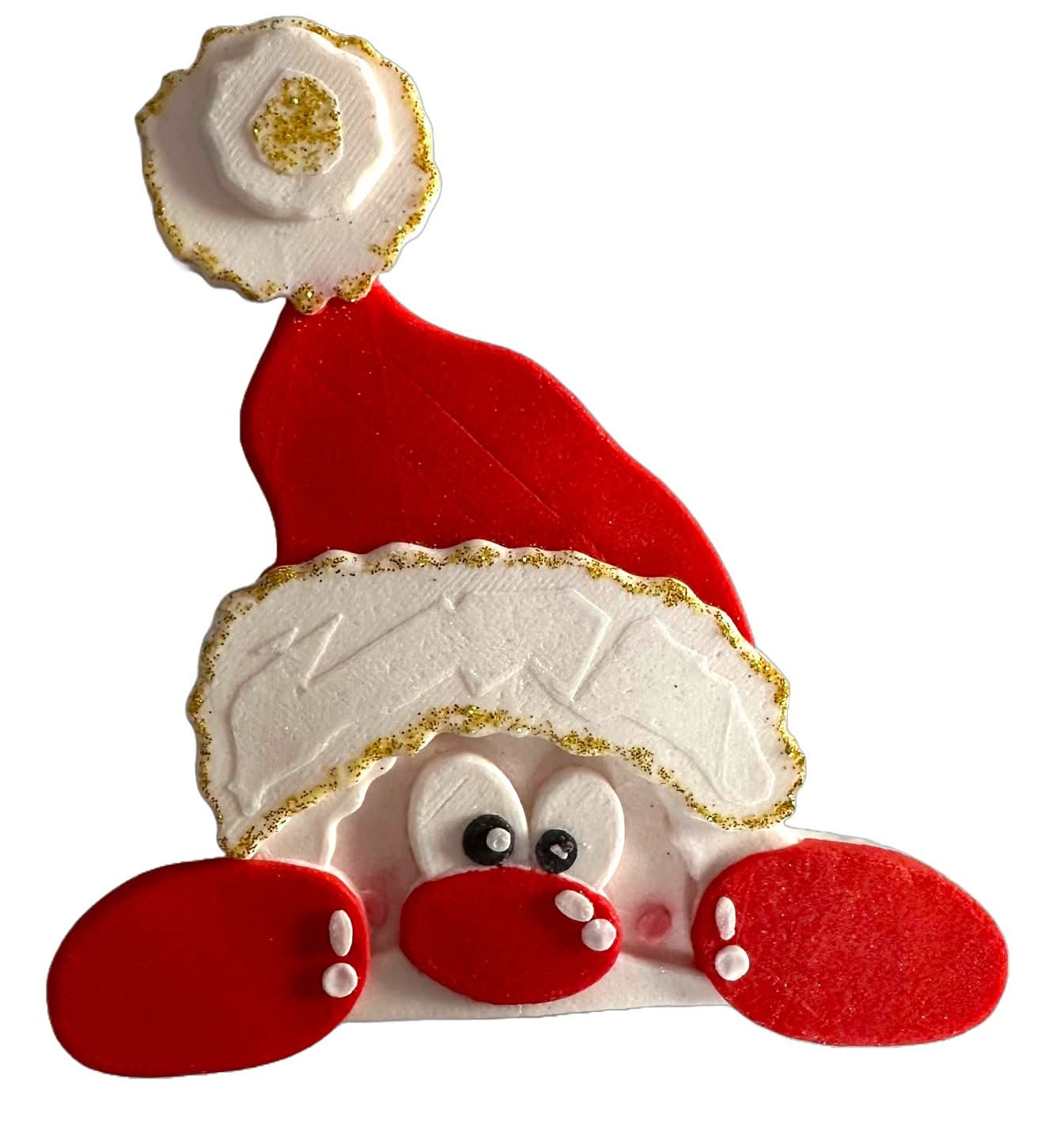 Eetbare suikerdecoratie, Kerstmanversieringen van Sugar Paste Nati Shop