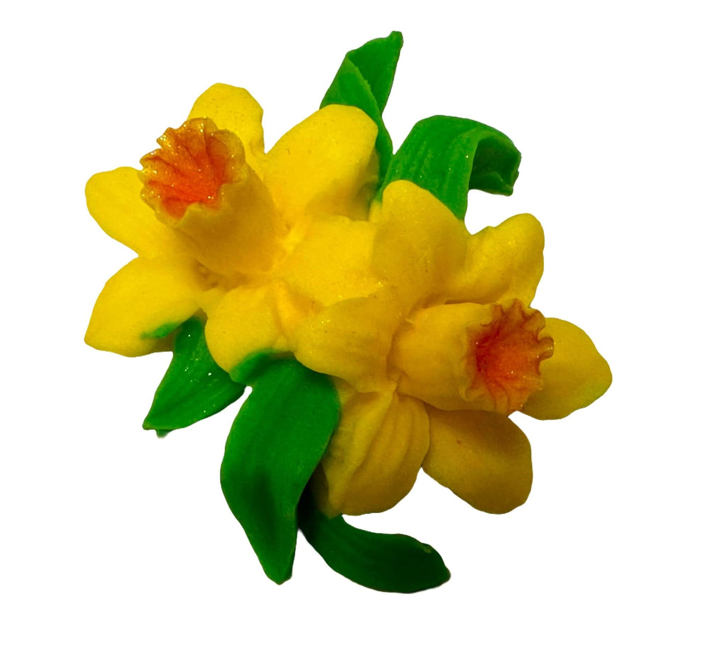 Eetbare suikerdecoratie, gele narcissen Decoraties van Sugar Paste Nati Shop