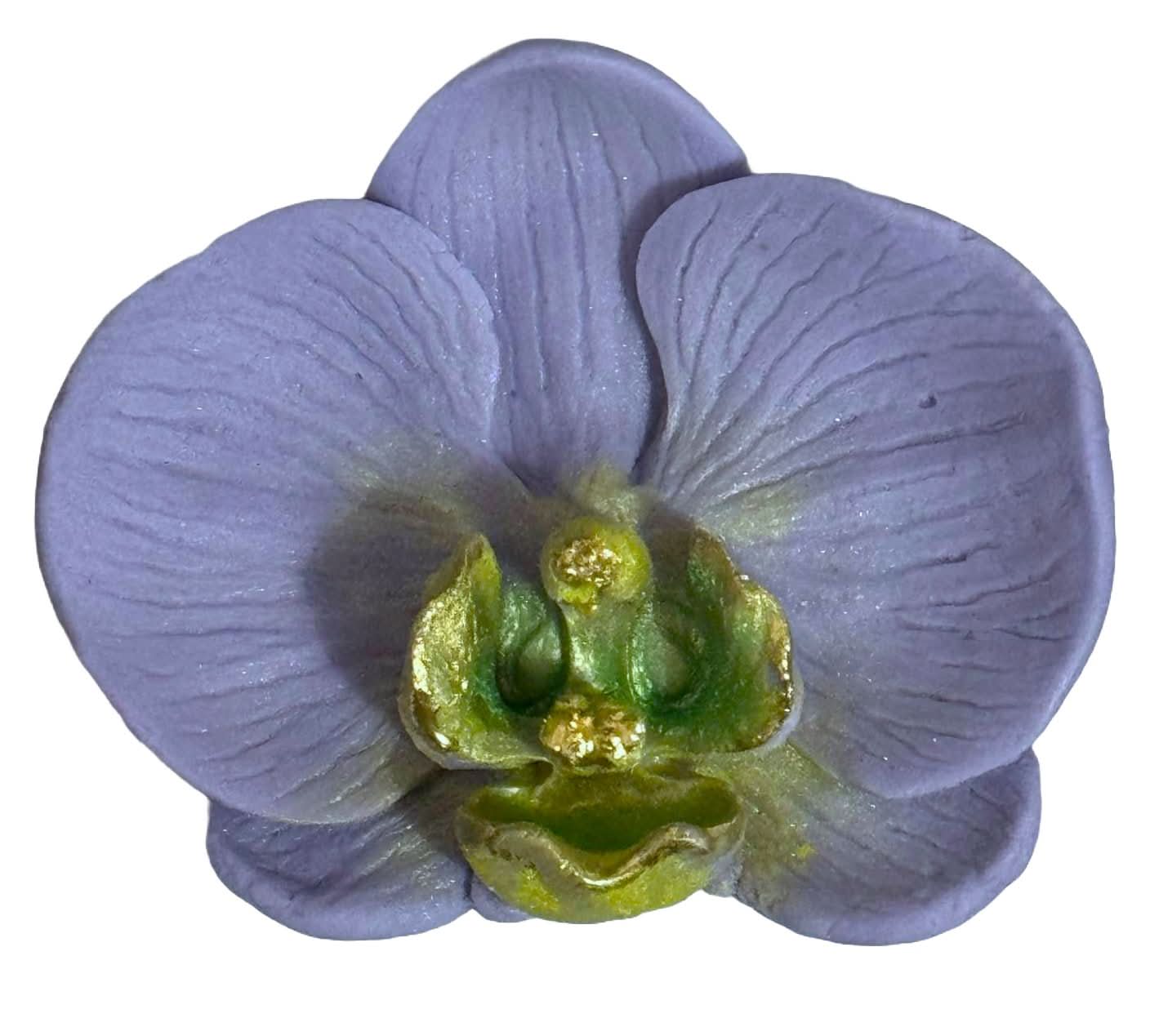 Eetbare suikerdecoratie, Paarse Orchidee Suikerpasta Decoraties Nati Shop