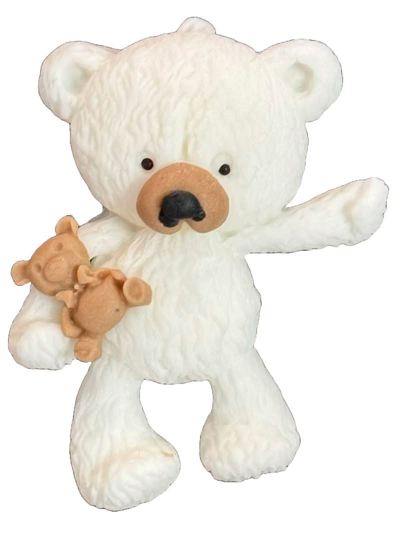 Eetbare suikerdecoratie, teddybeer met speelgoeddecoraties van Sugar Paste Nati Shop