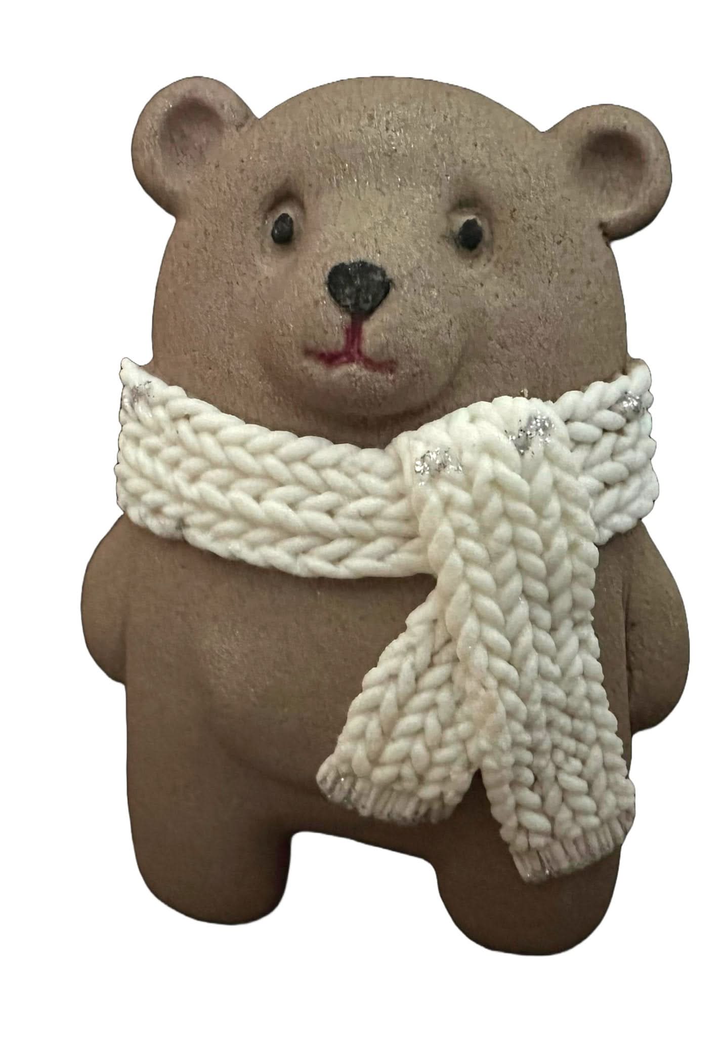 Eetbare suikerdecoratie, bruine teddybeer Nati Shop