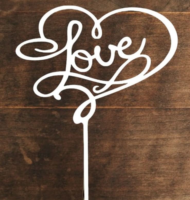 Niet-eetbare houten decoratie, LOVE Nati Shop