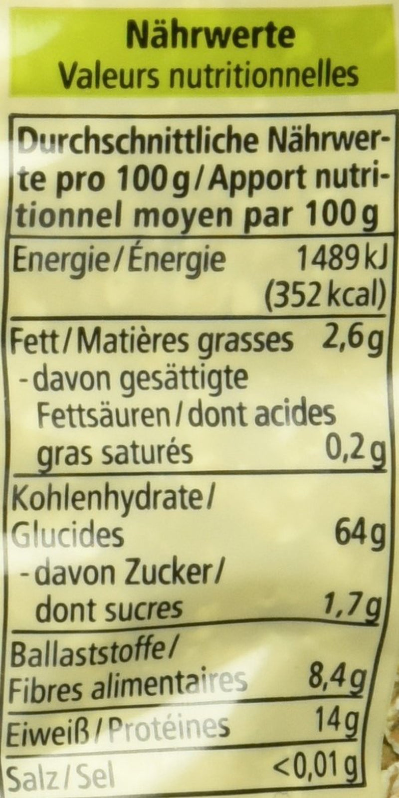 Biologische speltvlokken, fijne vlokken, 500g