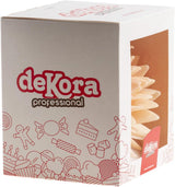 dekora - Reuzebloem 12,5 cm - Herfstdahlia - Glutenvrij, lactosevrij, veganistisch - Taartdecoraties voor bruiloften, verjaardagen en desserts - Gemakkelijk te gebruiken Naty Shop Suikerpasta