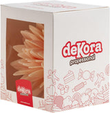 dekora - Reuzebloem 12,5 cm - Herfstdahlia - Glutenvrij, lactosevrij, veganistisch - Taartdecoraties voor bruiloften, verjaardagen en desserts - Gemakkelijk te gebruiken Naty Shop Suikerpasta