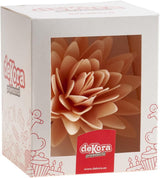 dekora - Reuzebloem 12,5 cm - Herfstdahlia - Glutenvrij, lactosevrij, veganistisch - Taartdecoraties voor bruiloften, verjaardagen en desserts - Gemakkelijk te gebruiken Naty Shop Suikerpasta