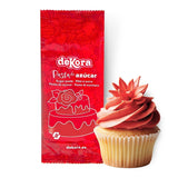 Dekora - Witte suikerpasta-fondant 150g - Perfect voor taarten en bakdecoraties - Gluten- en lactosevrij - Vanillesmaak - Zacht, flexibel en gemakkelijk te vormen voor creatieve decoraties Naty Shop Rode Suikerpasta