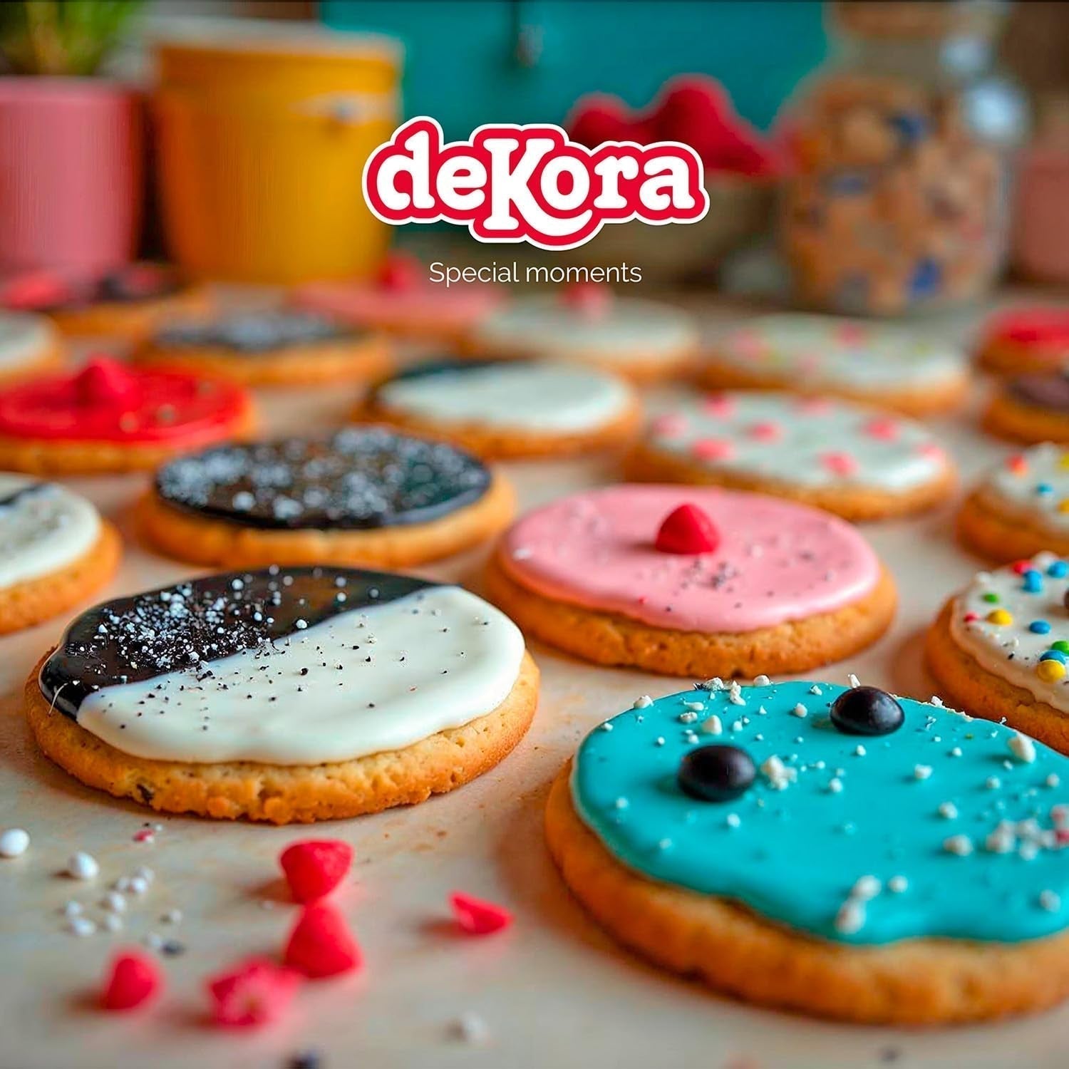 Dekora - Witte suikerpasta-fondant 150g - Perfect voor taarten en bakdecoraties - Gluten- en lactosevrij - Vanillesmaak - Zacht, flexibel en gemakkelijk te vormen voor creatieve decoraties Naty Shop Suikerpasta