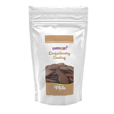 Dekozauber24 couverturedruppels, wit, 500g, met witte chocolade- en vanillesmaak, Deco Melts-chips, magnetronbestendig, voor cake pops, cakes, taarten, vlaaien, dripping of icing Naty Shop Bruine suikerpasta