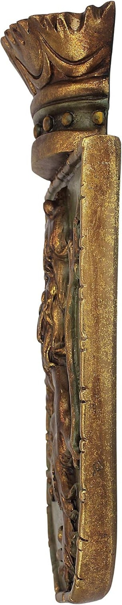 Design Toscano Middeleeuws schild Verticale leeuw, wandsculptuur Beeldjes en sculpturen Naty Shop