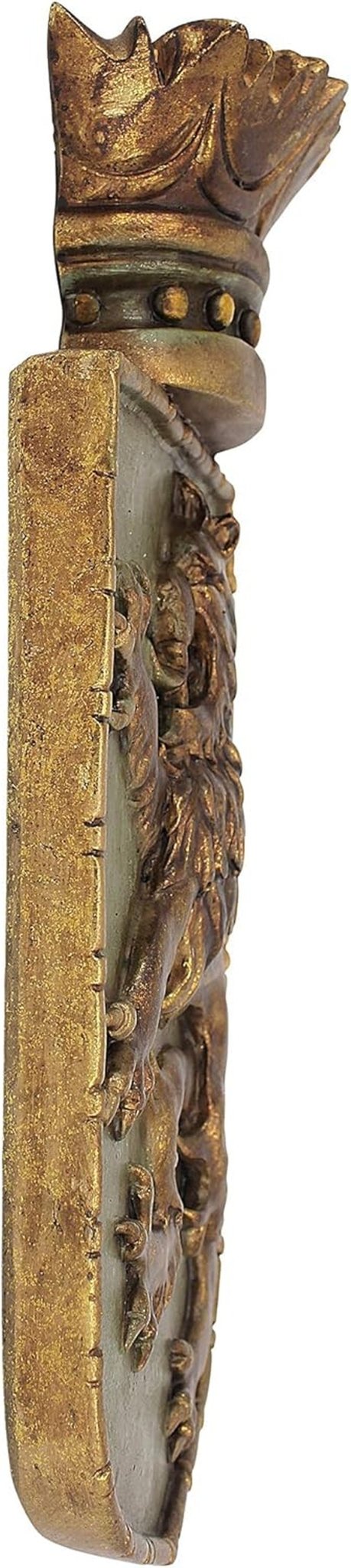Design Toscano Middeleeuws schild Verticale leeuw, wandsculptuur Beeldjes en sculpturen Naty Shop
