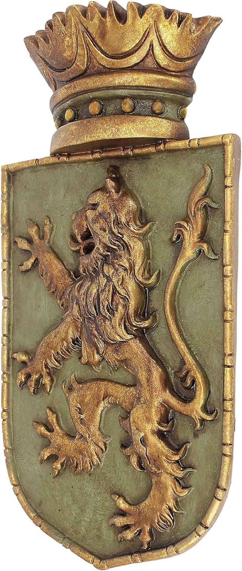 Design Toscano Middeleeuws schild Verticale leeuw, wandsculptuur Beeldjes en sculpturen Naty Shop
