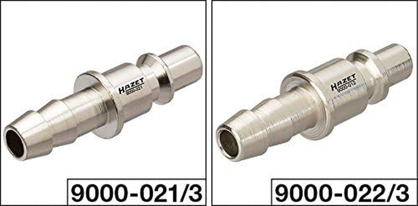 Set nippels voor Hazet slangaansluiting, 9000-020/3