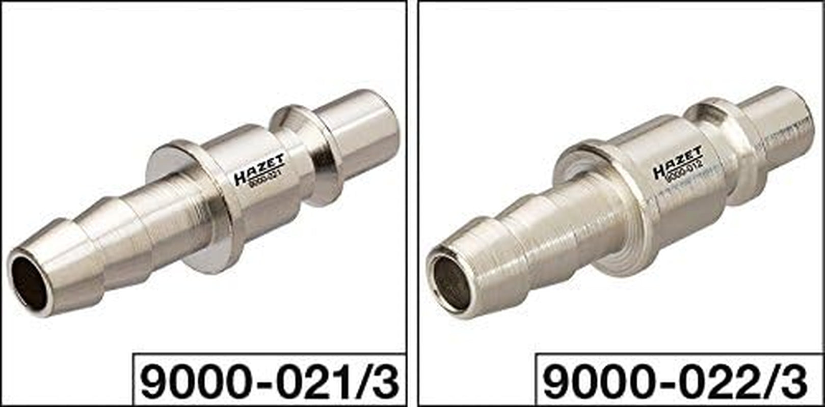 Set nippels voor Hazet slangaansluiting, 9000-020/3