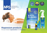 MRS 100% natuurlijke magnesiumchloridevlokken - ideaal badzout voor een voetenbad, vol bad en tegen magnesiumtekort - 4 Kg Douche en Bad Naty Shop