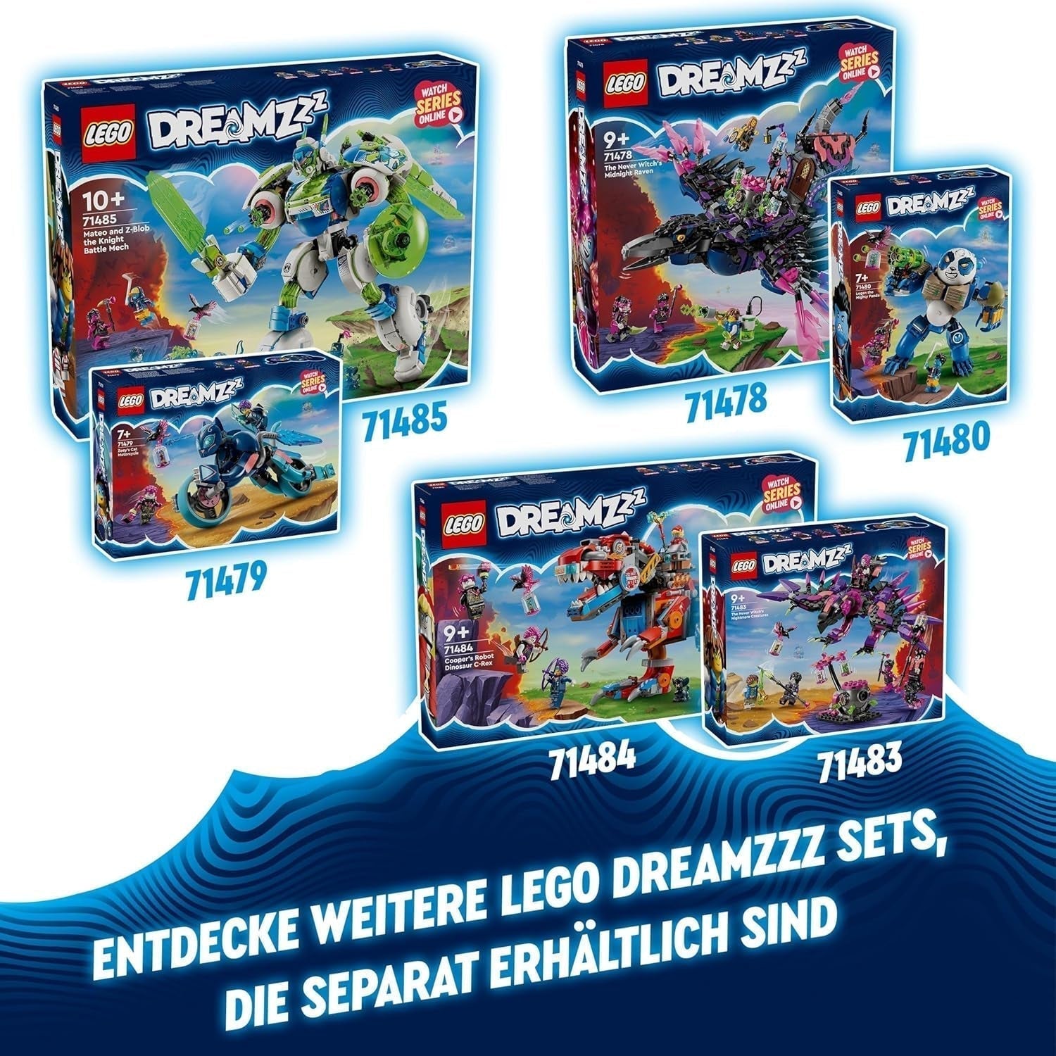 LEGO Dreamzzz 3-in-1 Izzies droomdieren, magisch ei met minifiguren van Izzy en Dizzy en dierenfiguren, fantasiespeelset, cadeau voor meisjes en jongens vanaf 8 jaar 71481 Bouwsets Besuche den LEGO-Store