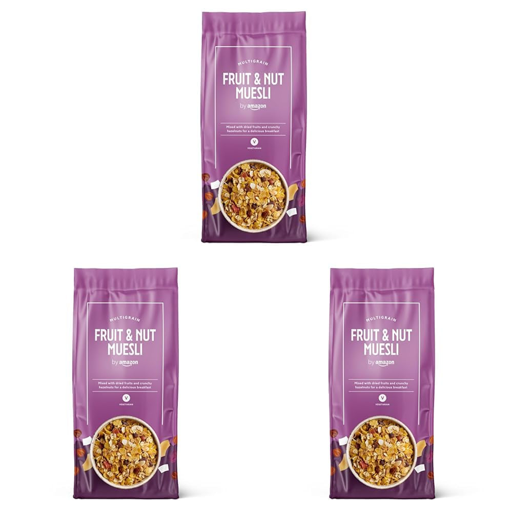 Muesli met fruit en noten uit Amazon, 750g