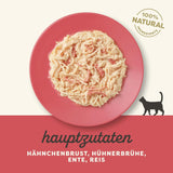 Applaws Premium natuurlijk natvoer voor katten, kip met eend in soep, blik 70 g (24x70 g)