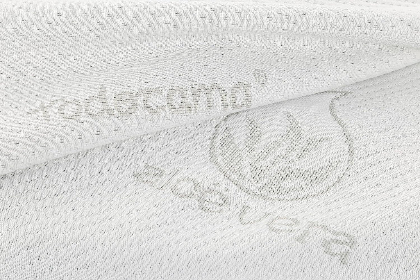 Todocama - Memory kussen, aloë vera, 2 stuks, 70 cm, wit Naty Shop standaard kussens