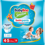 Luiers Sensitive Zwembroeken, voor zee en zwembad, maat 5-6 (meer dan 14 kg), 84 stuks