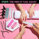 FANDAMEI manicureset, buffer voor gelnägel, nagelfeile 100/180, nagelfeilen voor gelnägel, nagelhautschieber, buffer voor gelnägel, feilen voor gelnägel, nagelzange, nagelfeilen set, manicure- en pedicureset