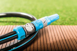 Cellfast snelkoppeling met CellPRO 3/4" ventiel, eenvoudig verstelbaar, ergonomisch ontwerp, PC/ABS kunststof, hoge kwaliteit, 52-331, blauw