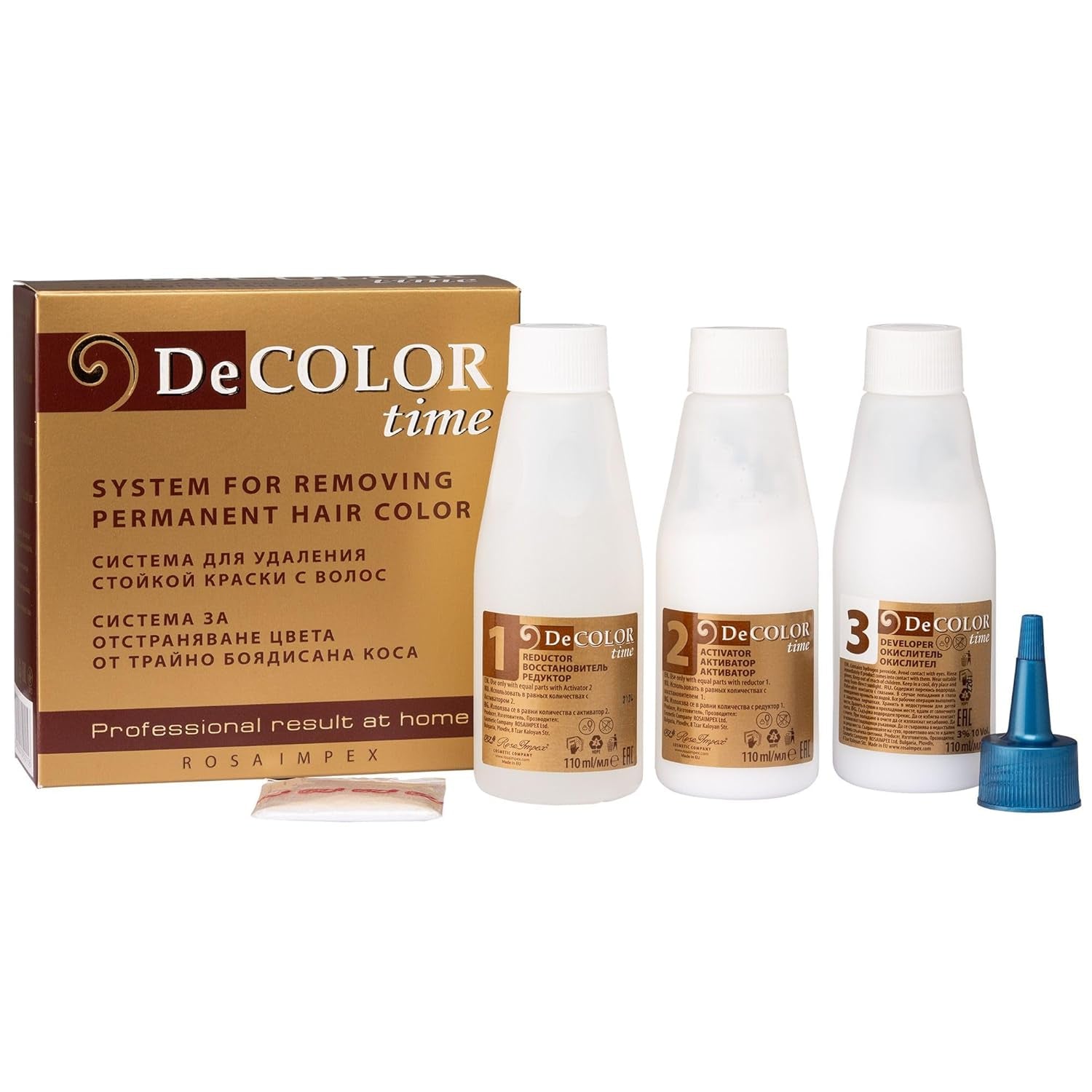DeColor Time Haarverfsysteem | haarverf verwijderen | breng je natuurlijke haarkleur terug | verwijderen van geverfde kleur | 330 ml Naty Shop haarverf Standaard titel