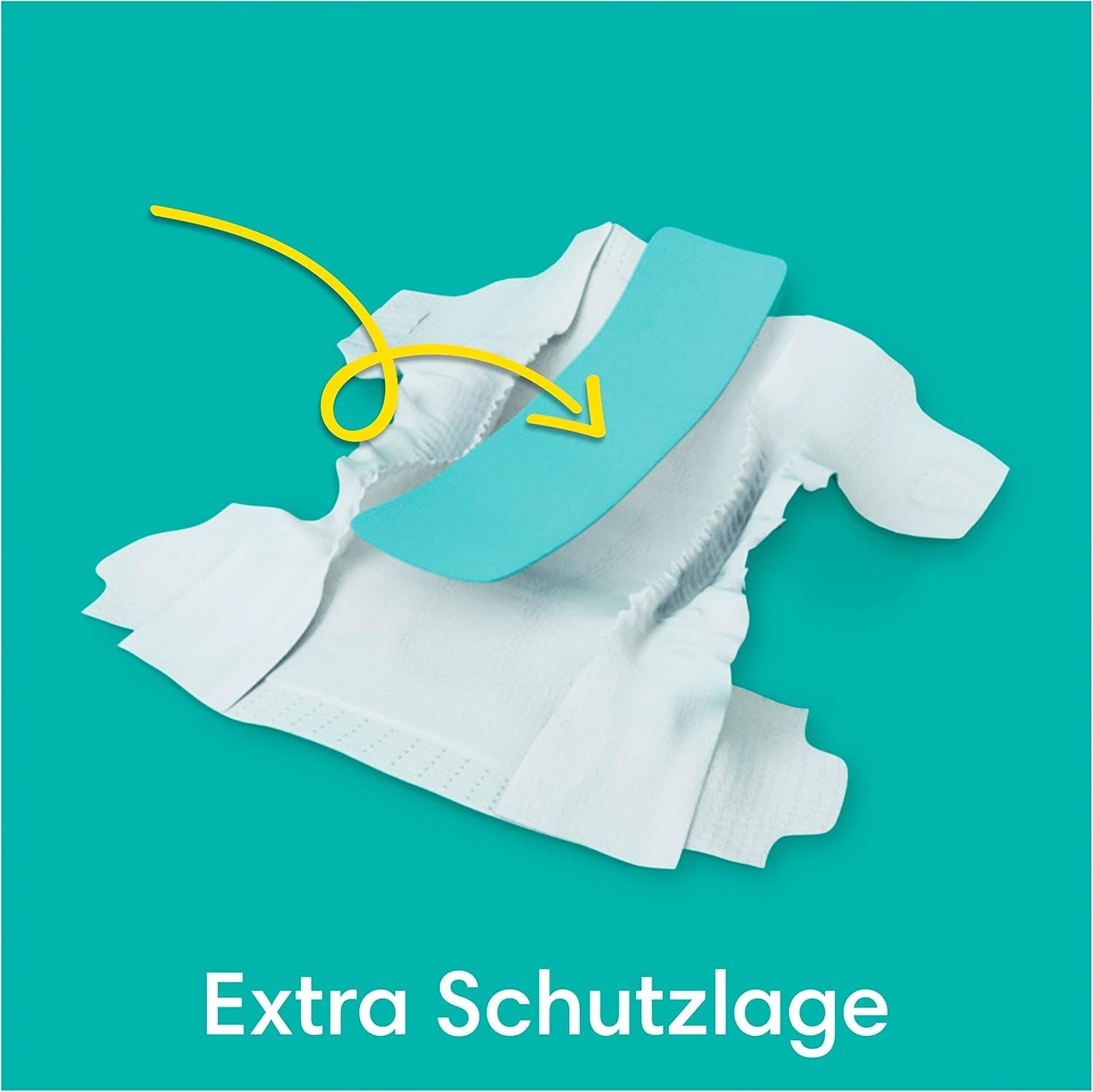 Pampers Baby-Dry luiers, maat 8, 43 luiers, vanaf 19 kg, Jumbo+ pak