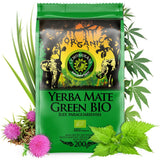 BIO Biologische Mate Thee ● Yerba Mate Thee met citroengras ● 200 g Verse Braziliaanse Mate Thee ● Ongebrand, hete lucht gedroogd ● Alleen biologische ingrediënten ● Losse groene thee
